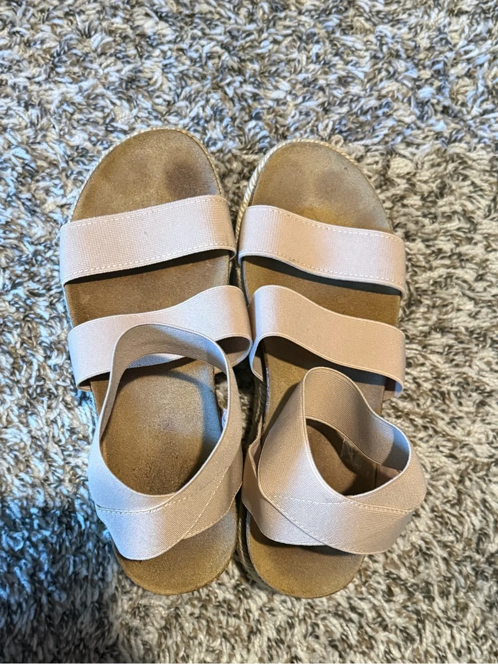 Steve Madden Kimmie Espadrille Sandal in Blush